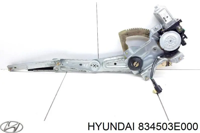 834503E000 Hyundai/Kia двигун стеклопод'емника двері задньої, лівої