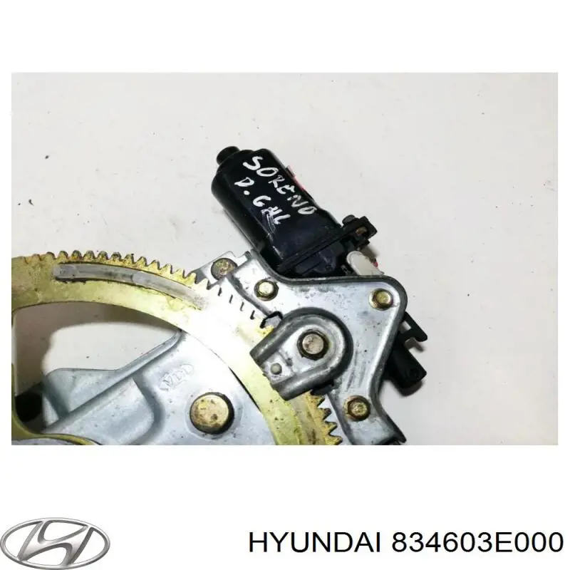 Купити 834603E000 Hyundai/Kia Двигун стеклопод'емника двері задньої, правої