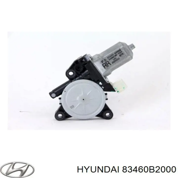 83460B2000 Hyundai/Kia Моторчик склопідйомника двері задніх, правих