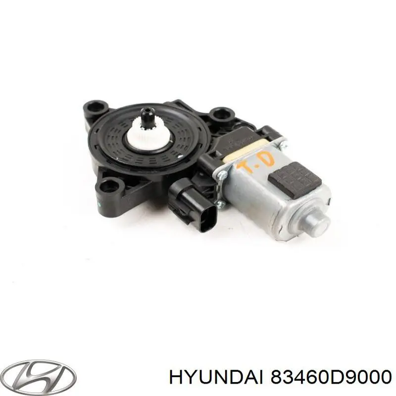 Купити 83460D9000 Hyundai/Kia Двигун стеклопод'емника двері задньої, правої