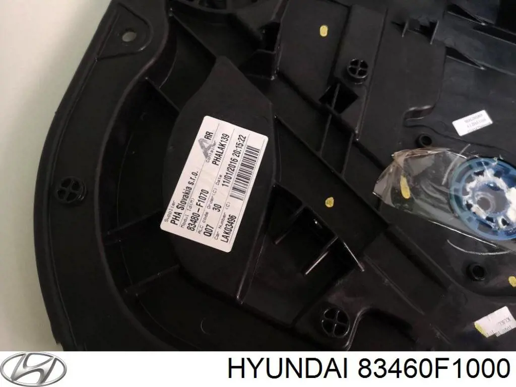 83460F1000 Hyundai/Kia Моторчик склопідйомника двері задніх, правих