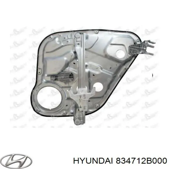 Купити 834712B000 Hyundai/Kia Механізм склопідіймача двері задньої, лівої