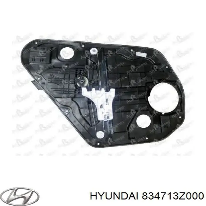 834713Z000 Hyundai/Kia Механізм стеклопод'емника двері задньої, лівої