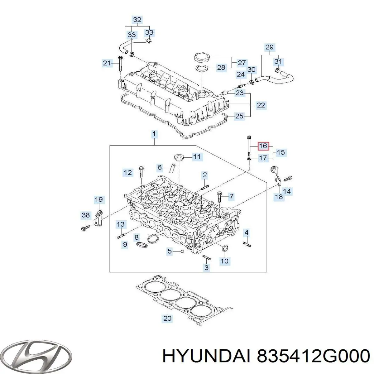Купити 835412G000 Hyundai/Kia 
