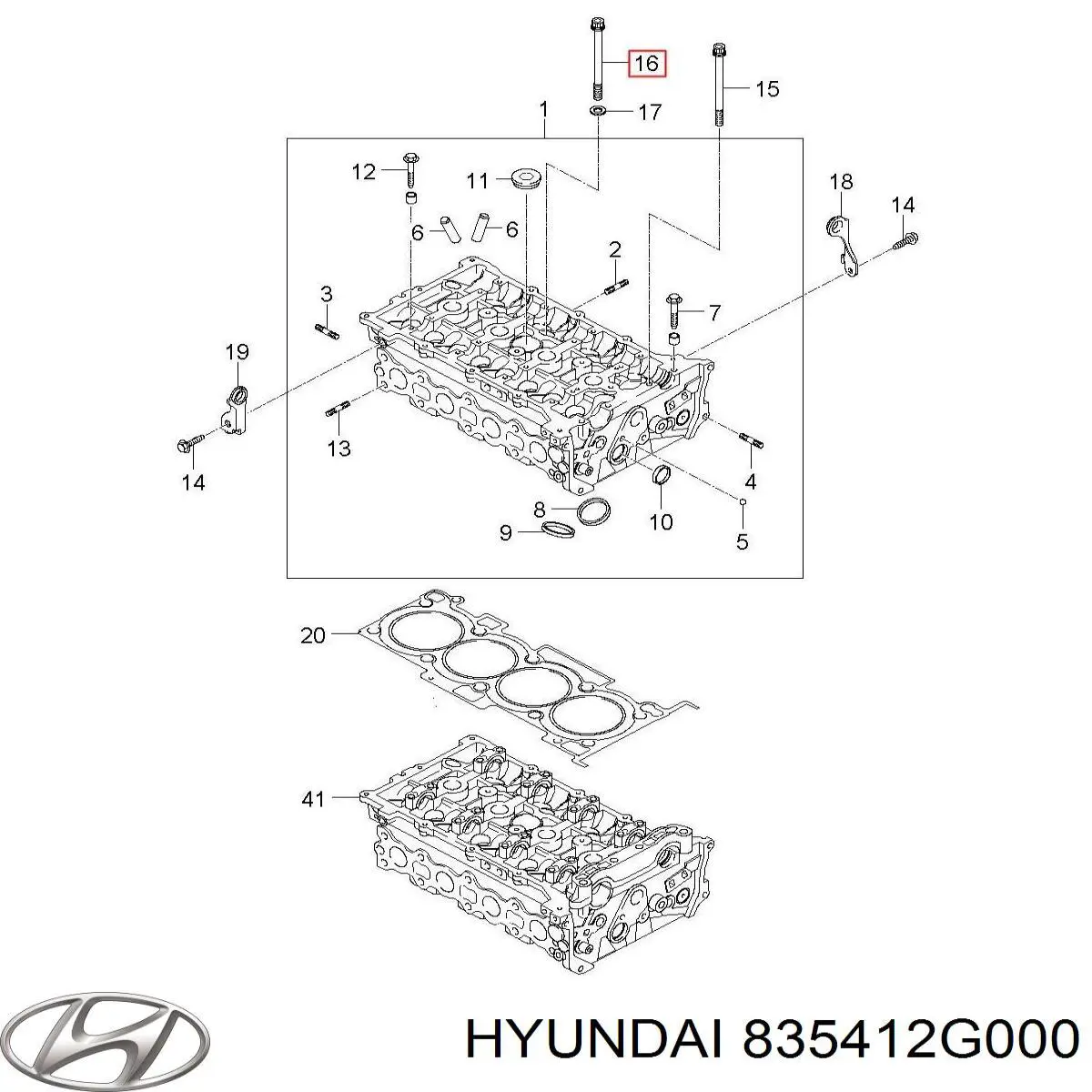 835412G000 Hyundai/Kia 