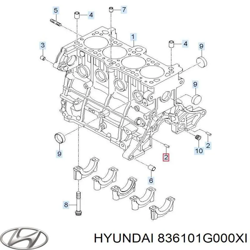Купити 836101G000XI Hyundai/Kia 
