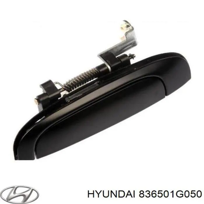 Купити 836501G050 Hyundai/Kia Ручка задньої двері зовнішня ліва