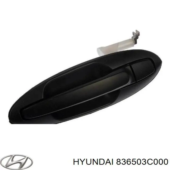 Купити 836503C000 Hyundai/Kia Ручка задньої двері зовнішня ліва