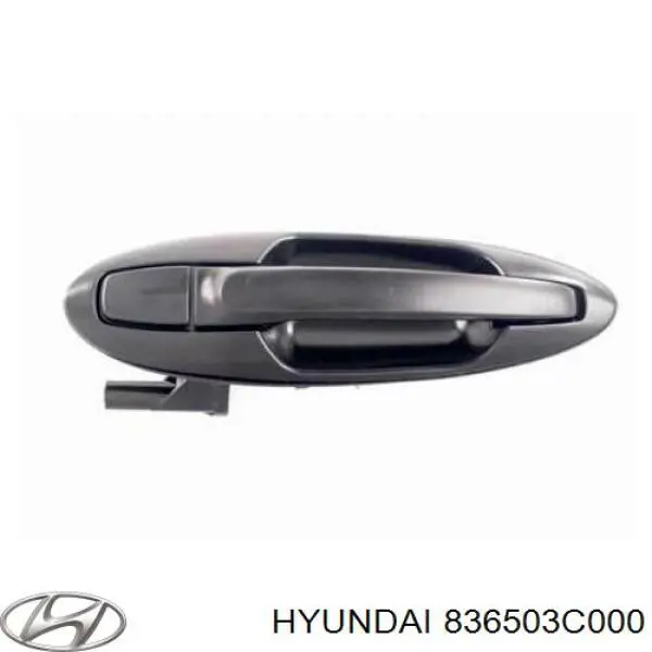 836503C000 Hyundai/Kia Ручка задніх дверей зовнішня, ліва
