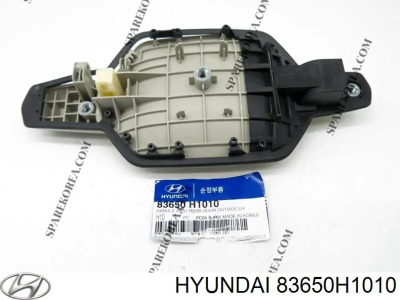 Ручка задньої двері зовнішня ліва 83650H1010 Hyundai/Kia