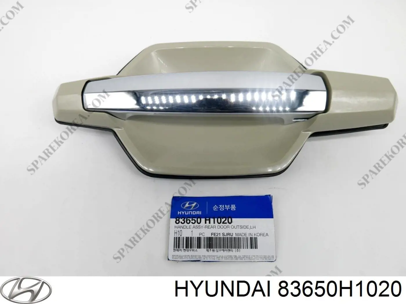 Ручка задньої двері зовнішня ліва Hyundai/Kia 83650H1020 ціна, від 22.08 USD