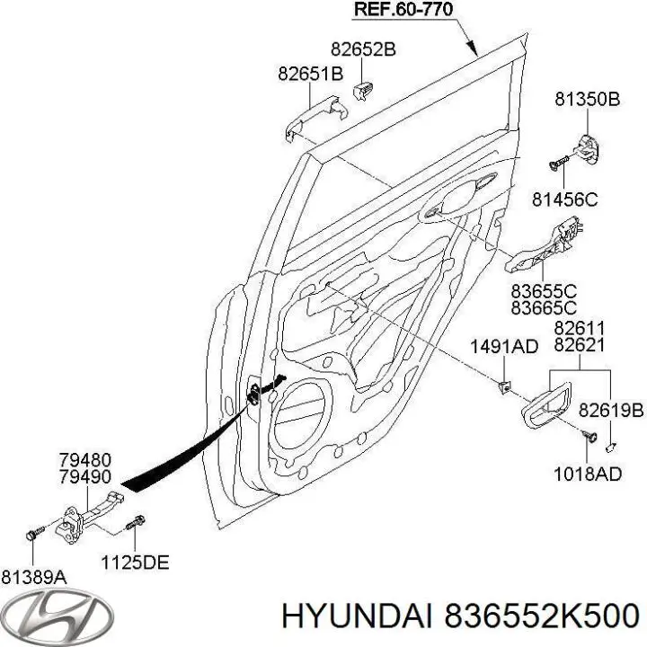 836552K500 Hyundai/Kia 