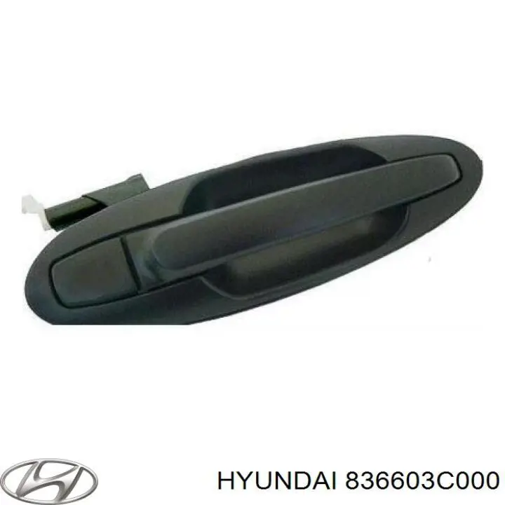 Купити 836603C000 Hyundai/Kia Ручка задньої двері зовнішня права