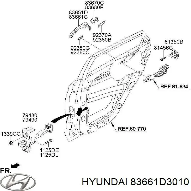 83661D3010 Hyundai/Kia 