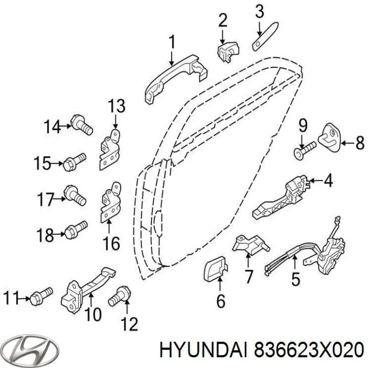 836623X020 Hyundai/Kia 