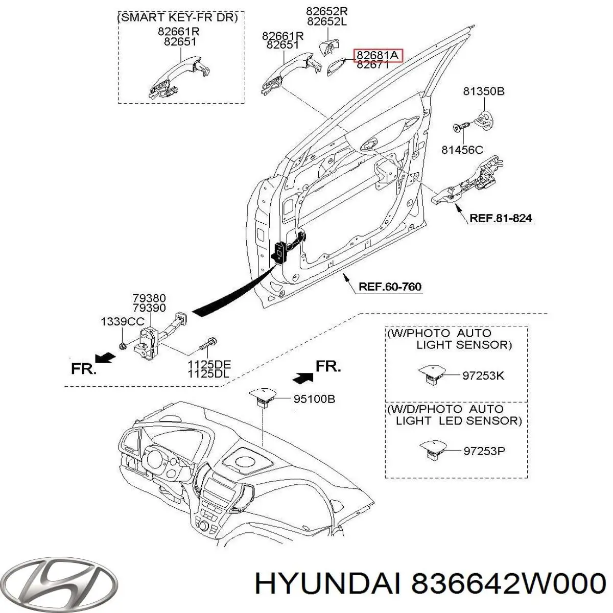 836642W000 Hyundai/Kia 