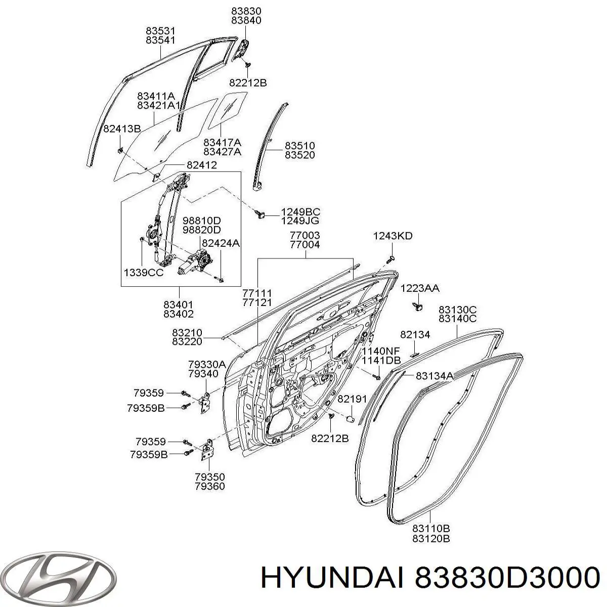 83830D3000 Hyundai/Kia 