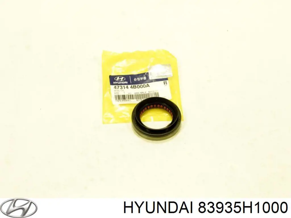 83935H1000 Hyundai/Kia скло-кватирка двері, задній, лівою