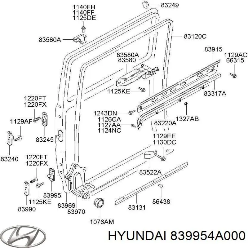 839954A000 Hyundai/Kia 