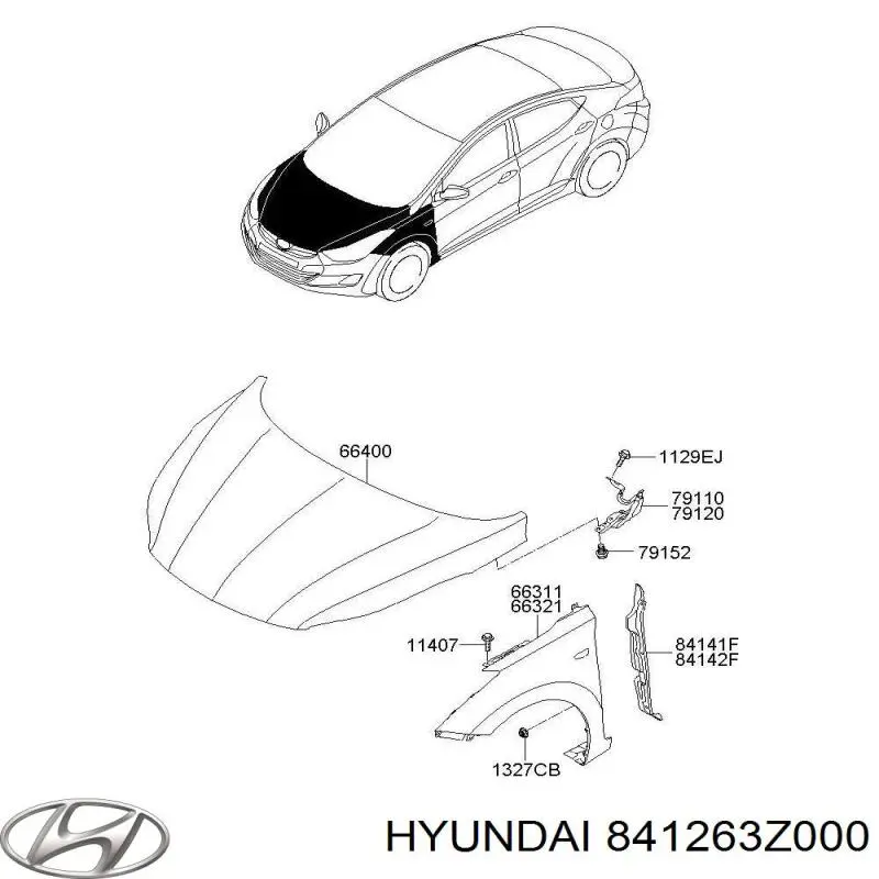 Купити 841263Z000 Hyundai/Kia 