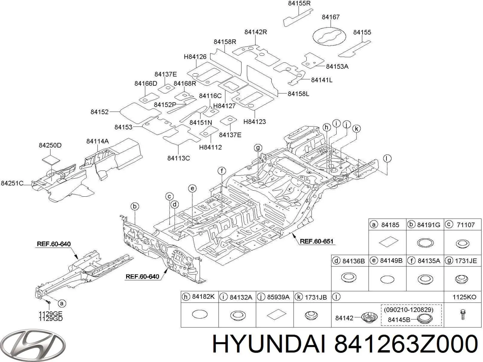  Hyundai/Kia 841263Z000 ціна, від 19.66 USD