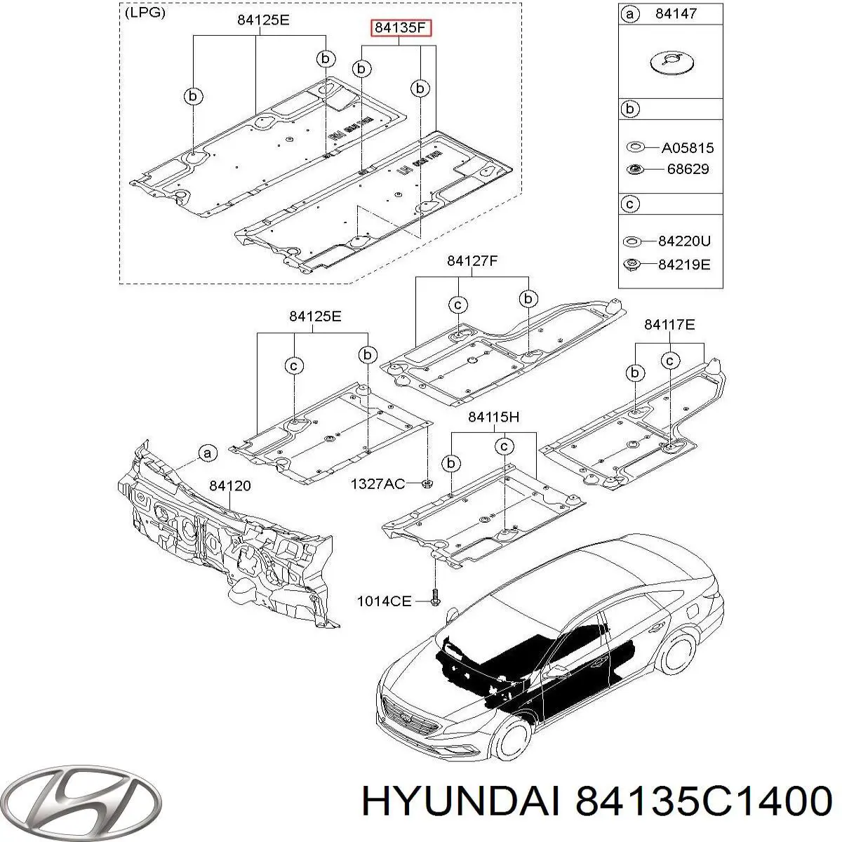  84135C1400 Hyundai/Kia