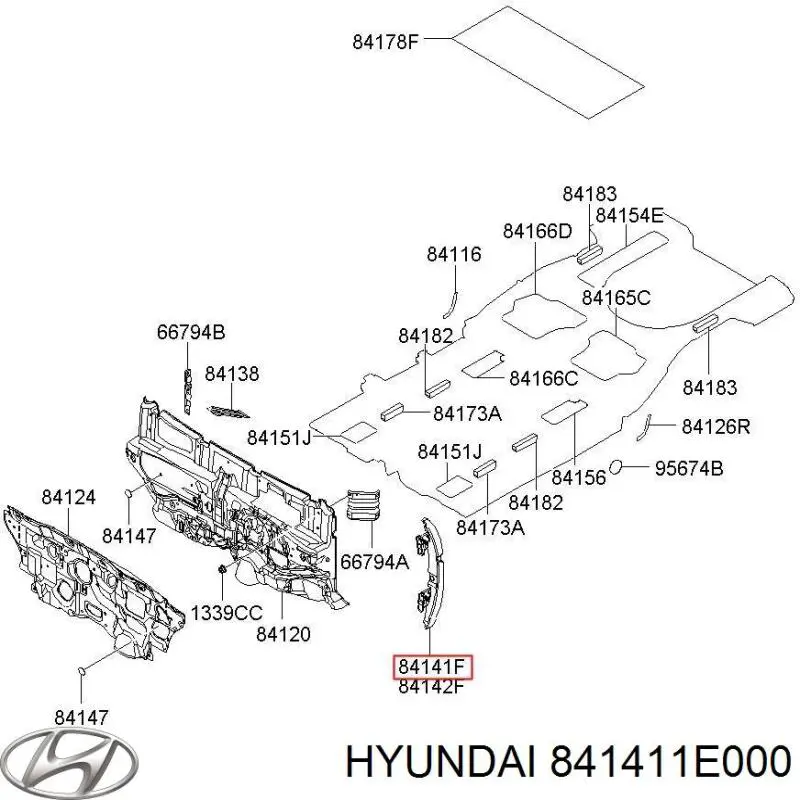  841411E000 Hyundai/Kia