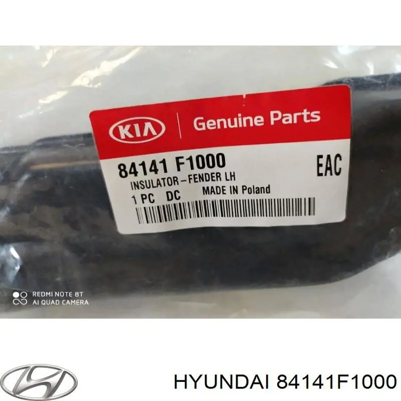 Ущільнювач крила Hyundai/Kia 84141F1000 ціна, від 16.43 USD