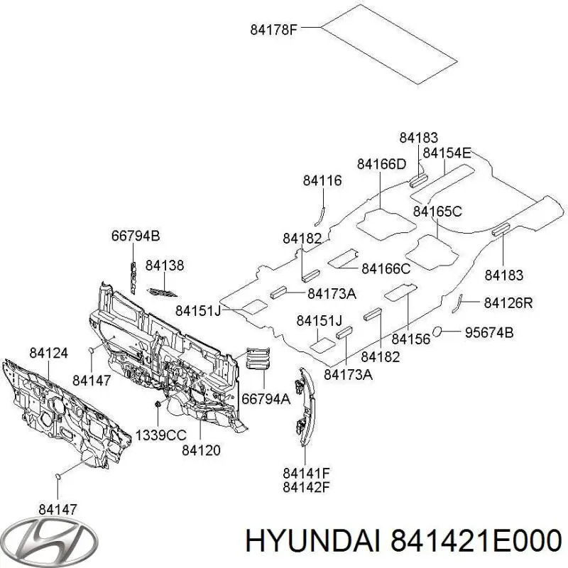  841421E000 Hyundai/Kia