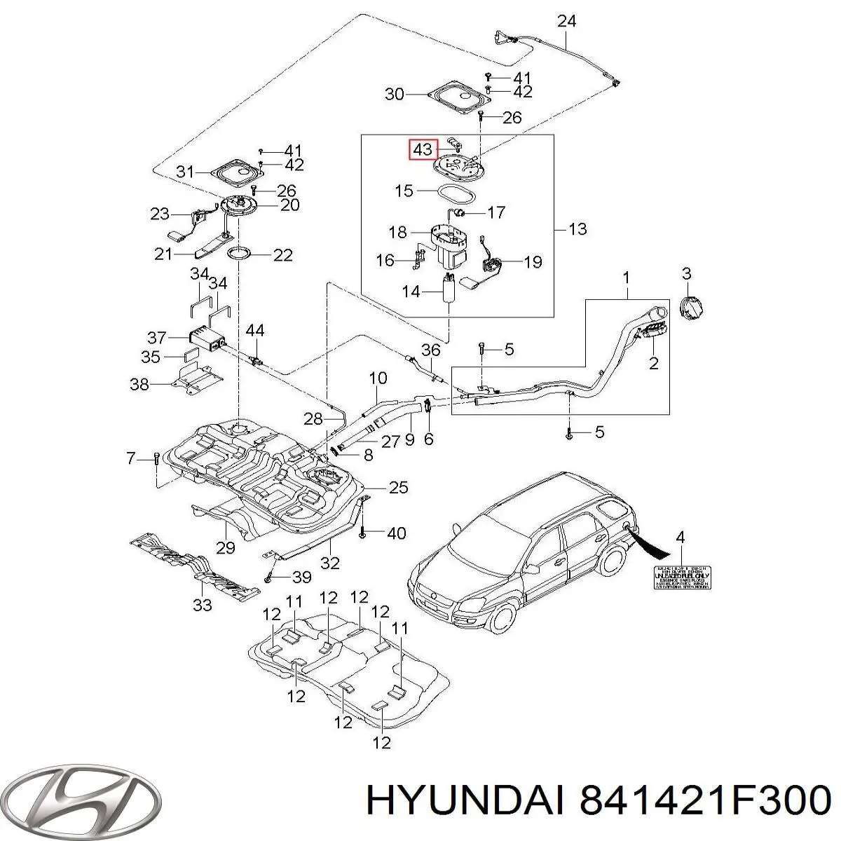Купити 841421F000 Hyundai/Kia 