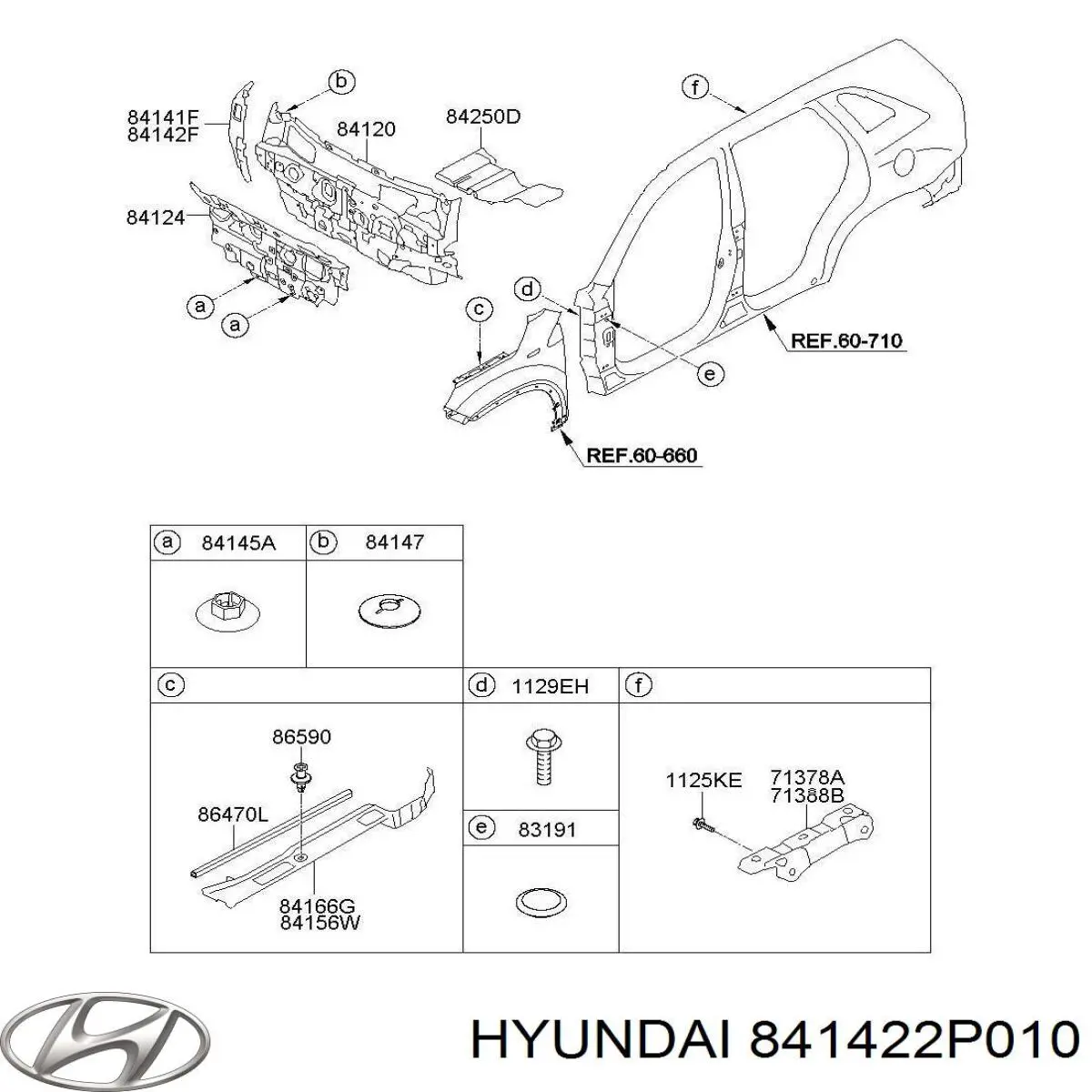  Hyundai/Kia 841422P010 ціна, від 11.05 USD