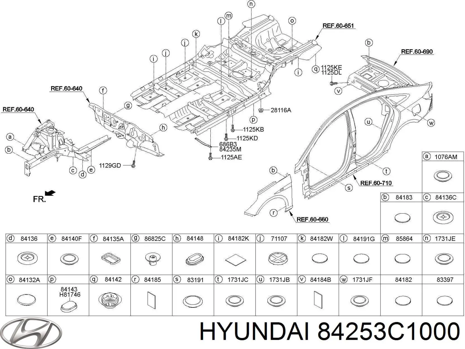  84253C1000 Hyundai/Kia