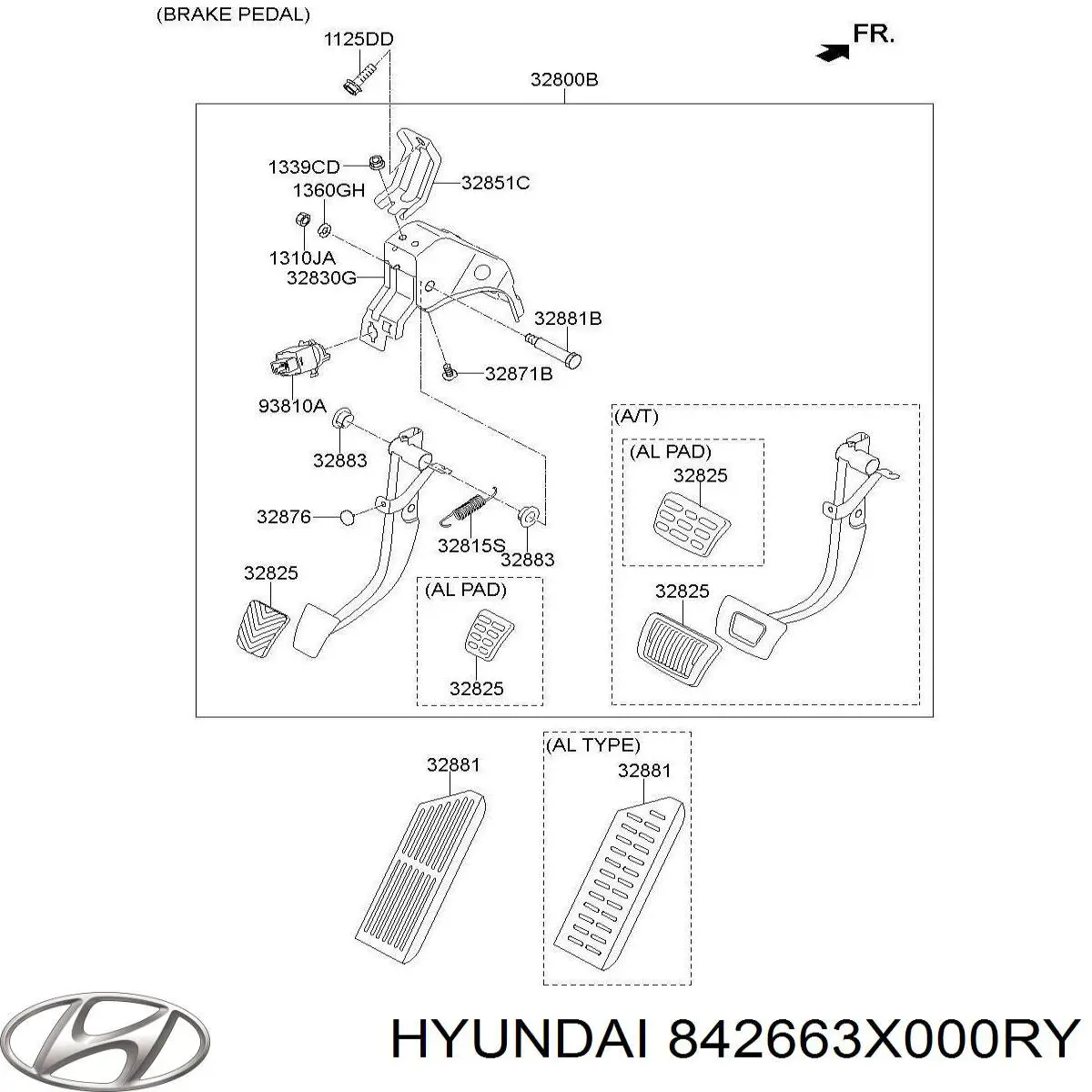 842663X000RY Hyundai/Kia 