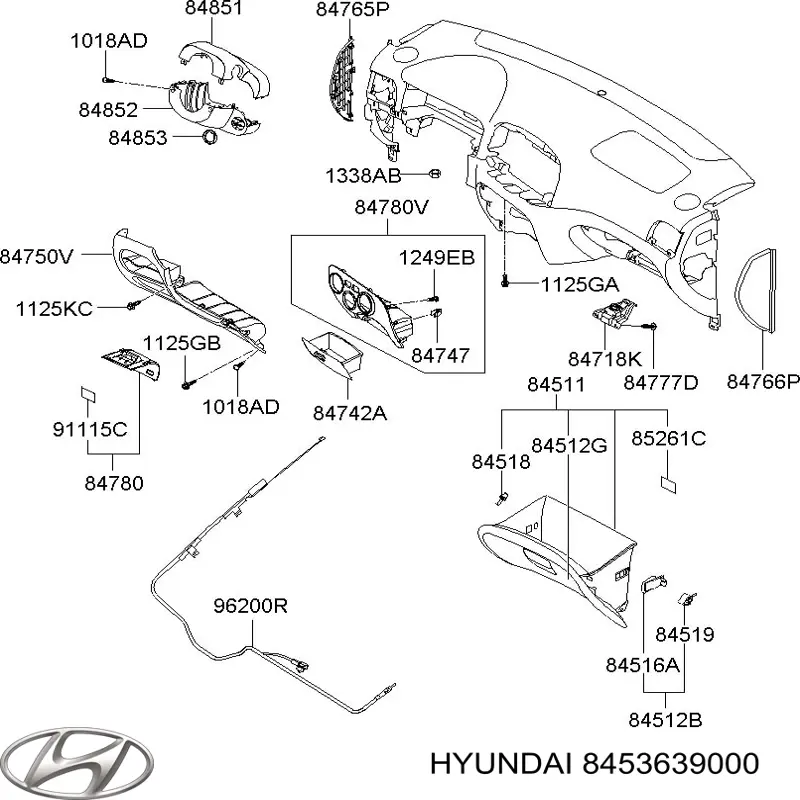  Hyundai/Kia 8453639000 ціна, від 5.07 USD