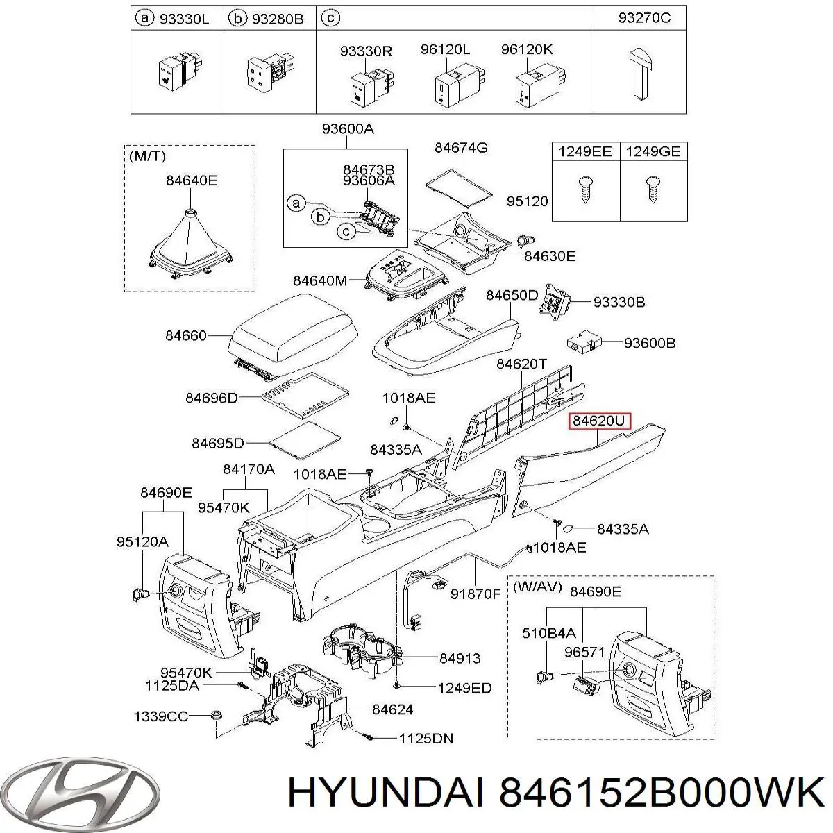 846152B000WK Hyundai/Kia 