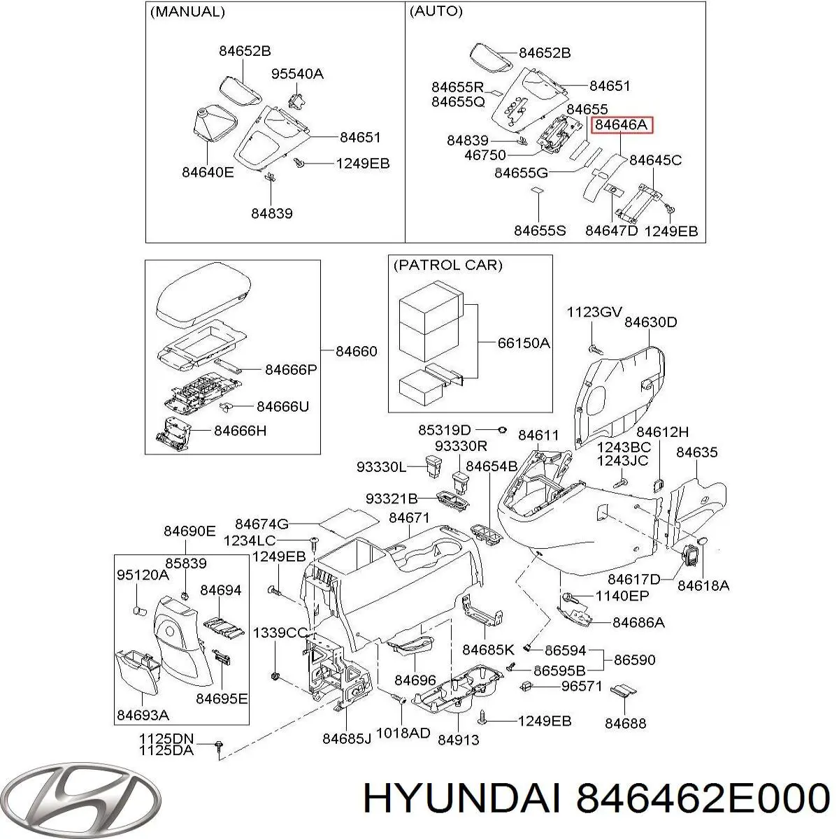 846462E000 Hyundai/Kia 