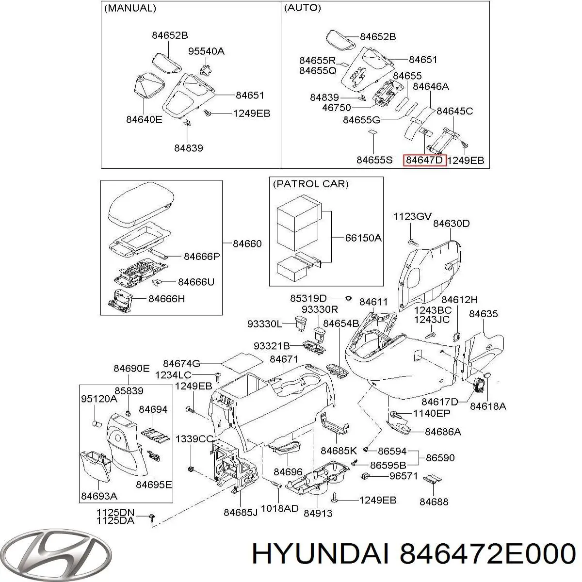 846472E000 Hyundai/Kia 
