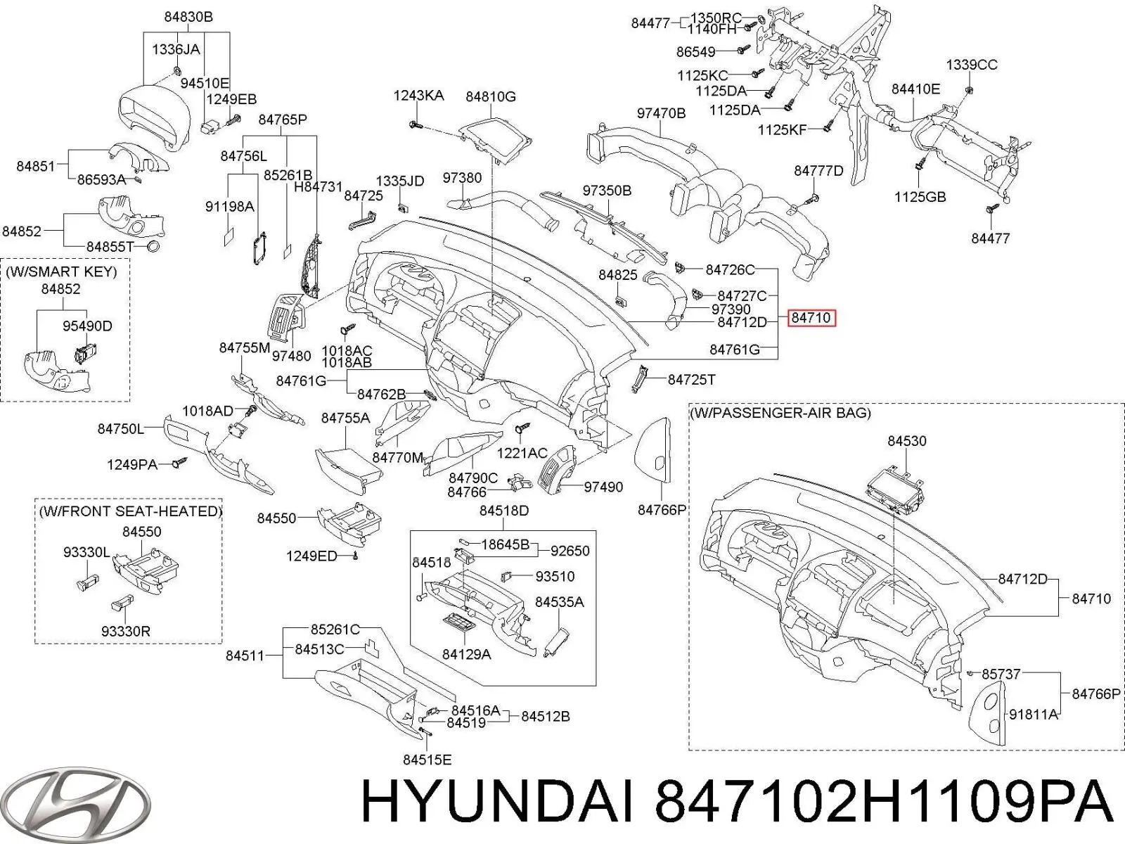  847102H1109PA Hyundai/Kia