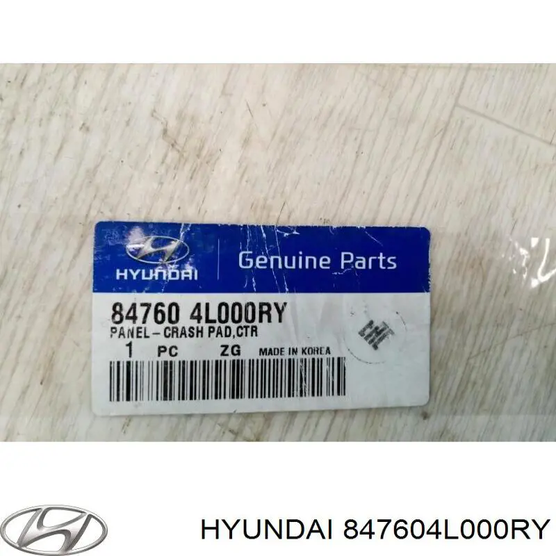 847604L000RY Hyundai/Kia 