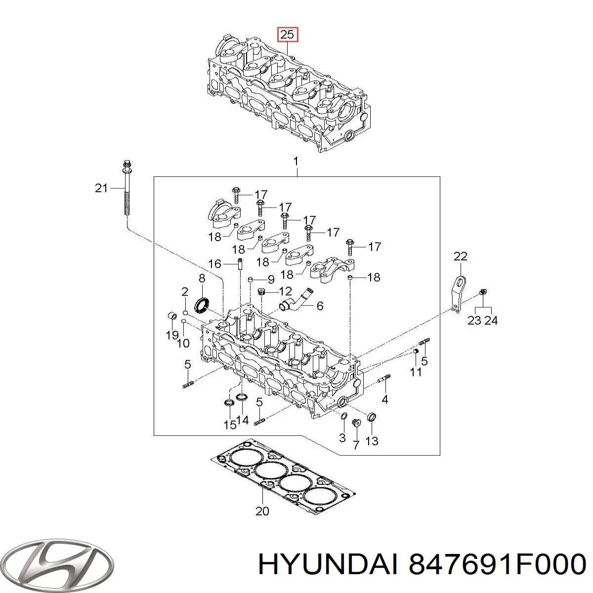  Hyundai/Kia 847691F000 ціна, від 16.57 USD