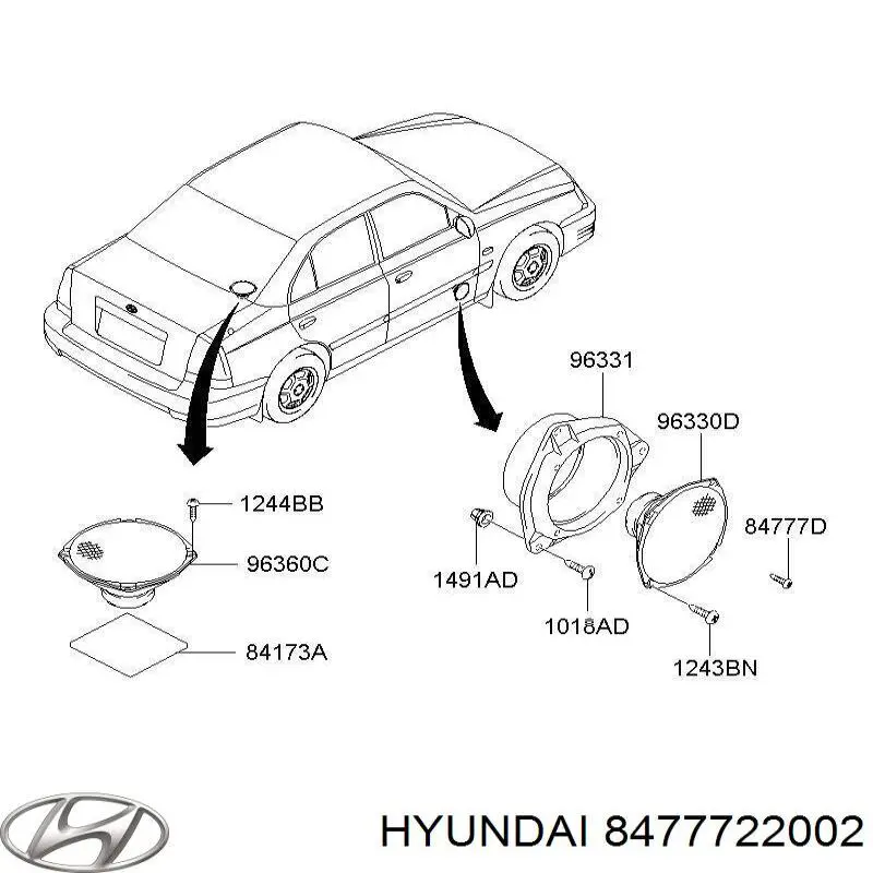  8477722002 Hyundai/Kia