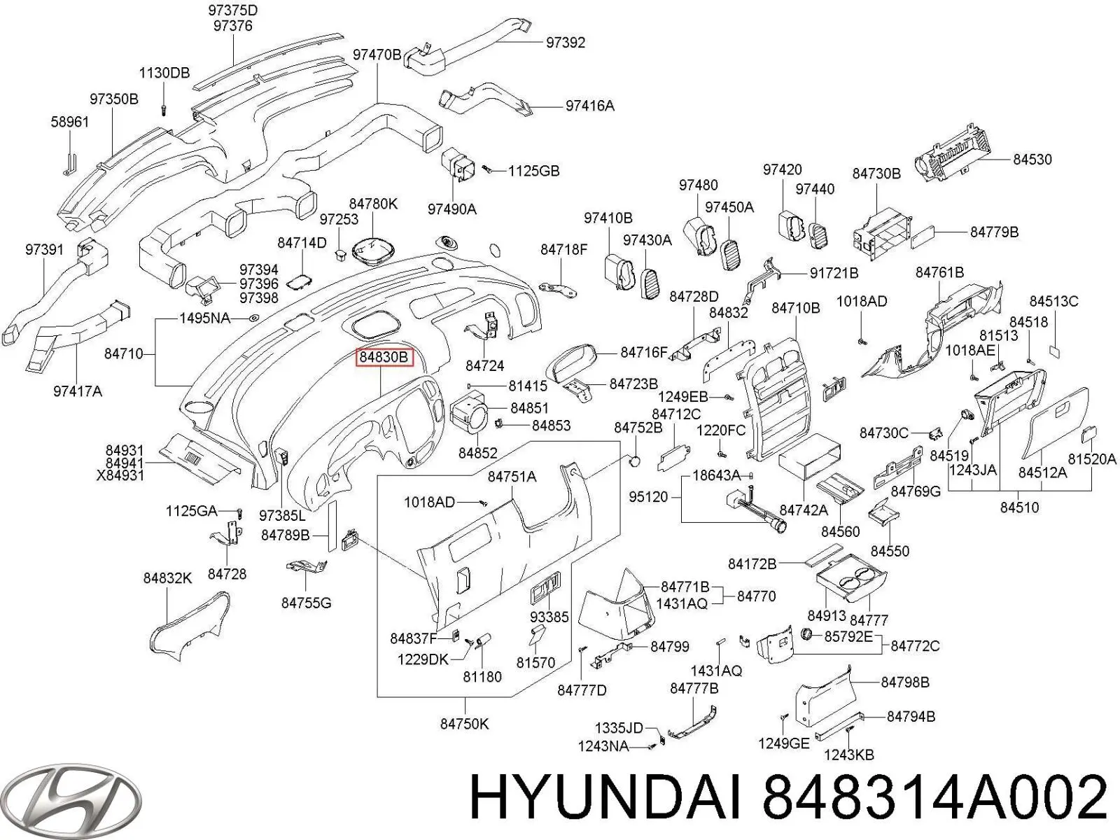  848314A002 Hyundai/Kia