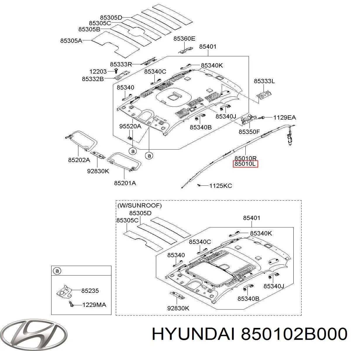 Подушка безпеки, бічна, ліва, AIRBAG Hyundai/Kia 850102B000 ціна, від 18.98 USD