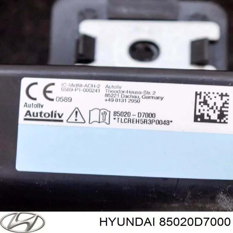 Купити 85020D7000 Hyundai/Kia Подушка безпеки, бічна, права, AIRBAG