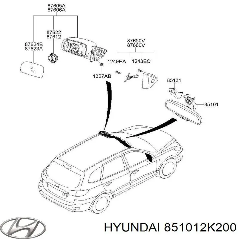  Hyundai/Kia 851012K200 ціна, від 95.30 USD
