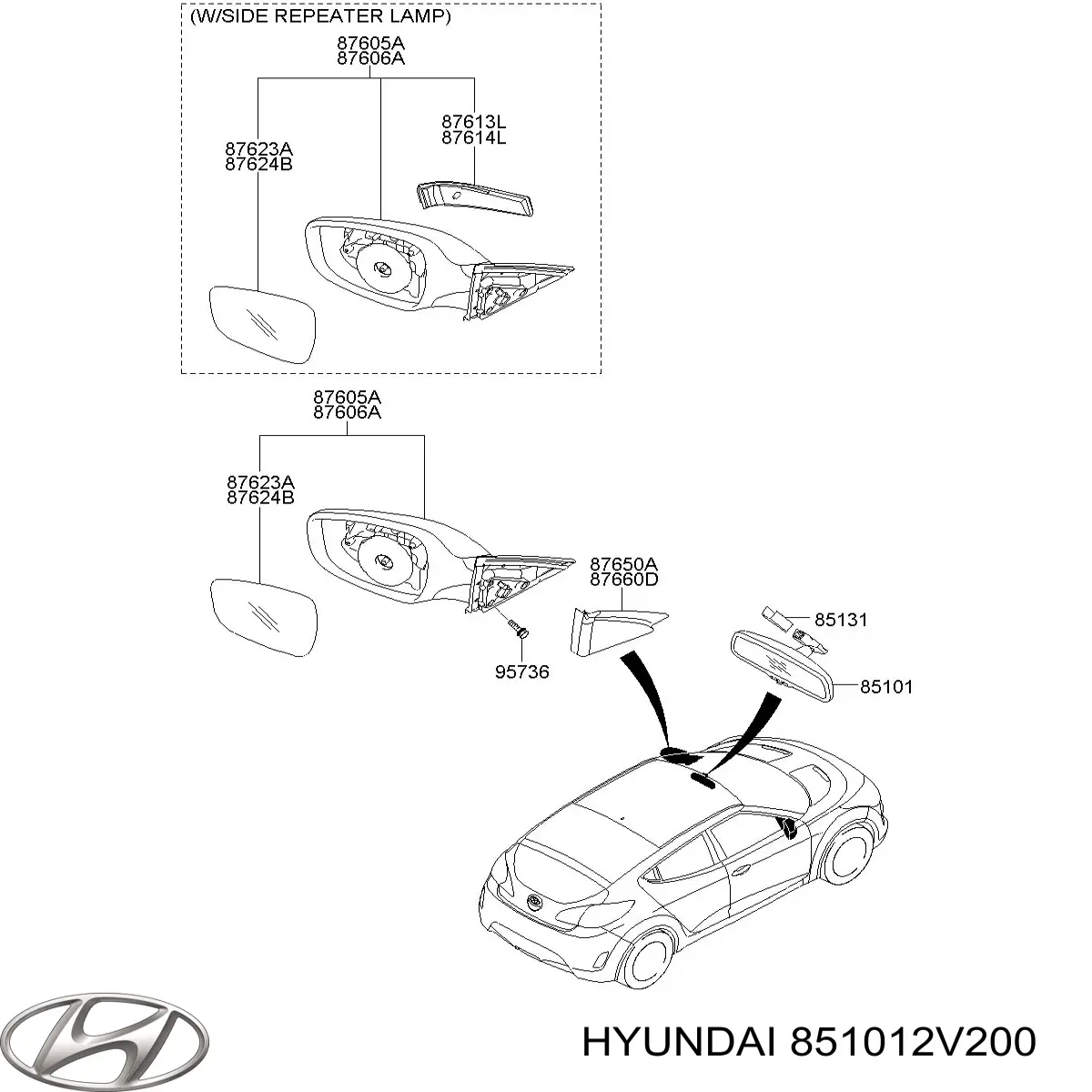  851012V200 Hyundai/Kia