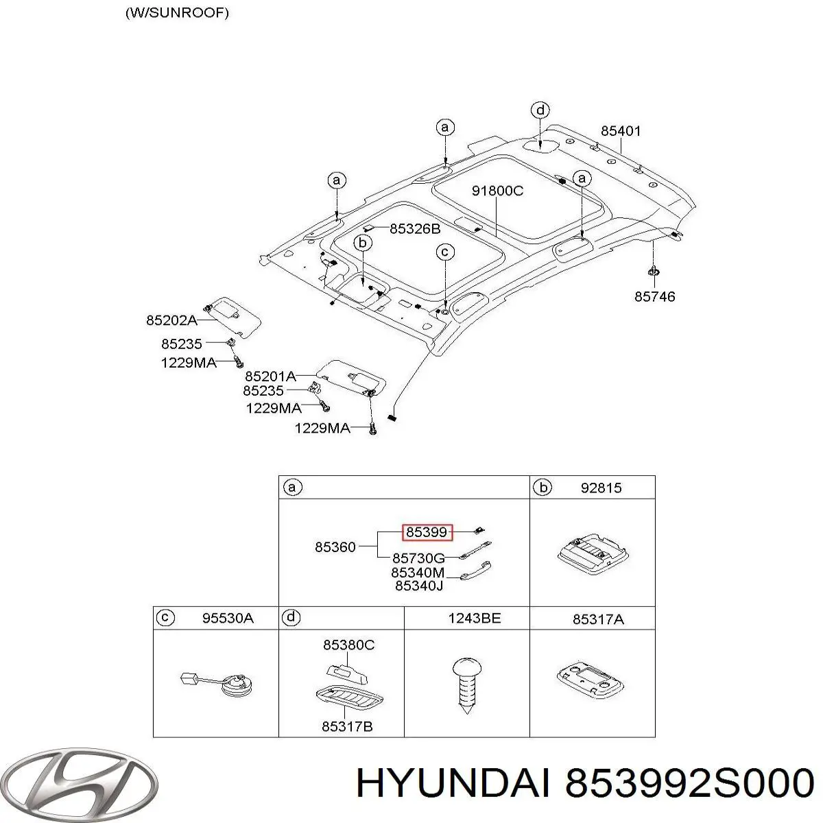  Hyundai/Kia 853992S000 ціна, від 1.81 USD