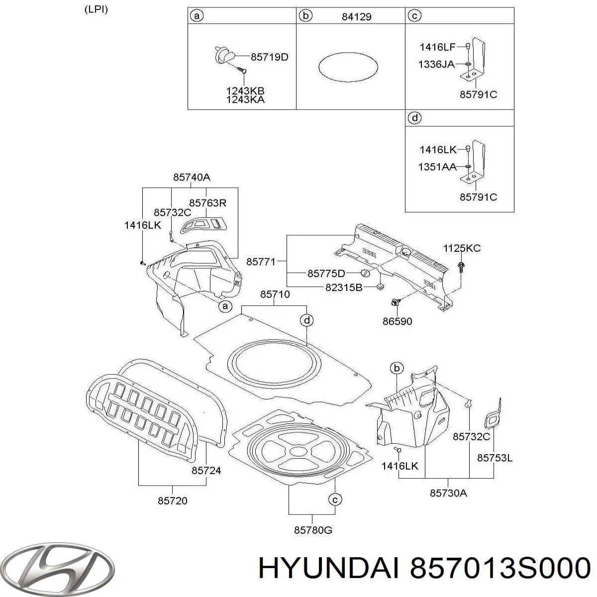  857013S000 Hyundai/Kia