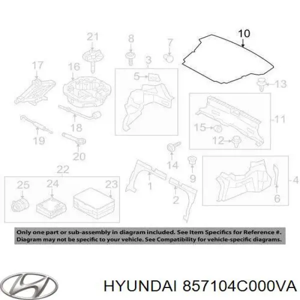 857104C000VA Hyundai/Kia 