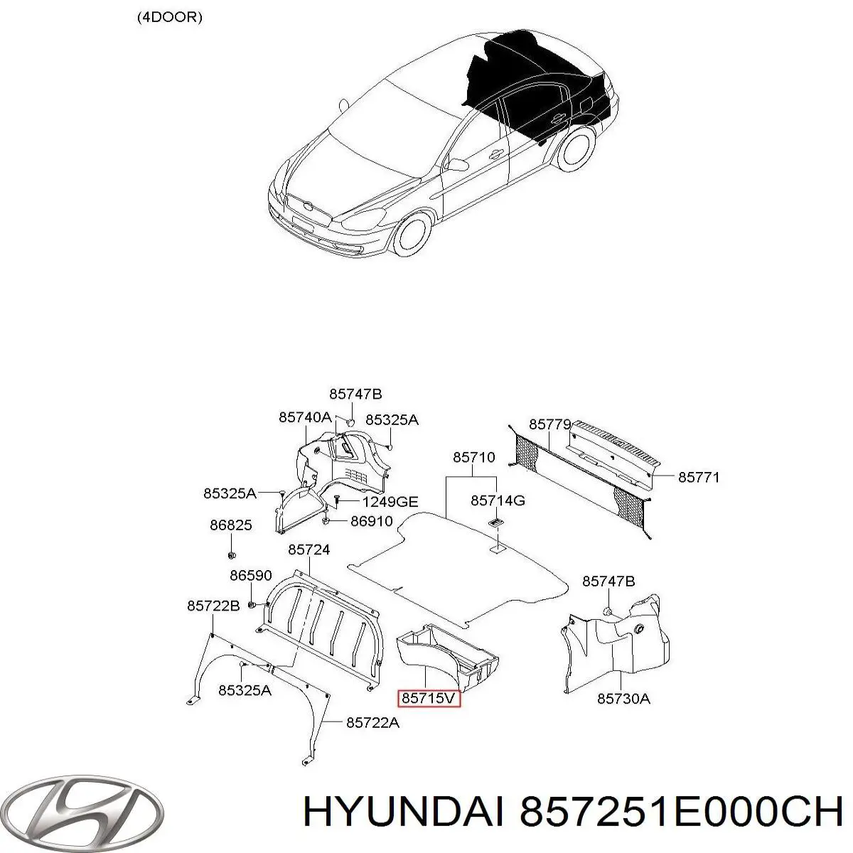 857251E000CH Hyundai/Kia 